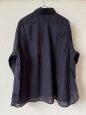 画像4: FABRIQUE en planete terre　reglar collar long sleeve shirt collar long sleeveshirt(ネイビー) (4)