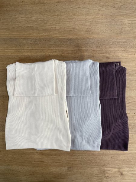 画像2: FABRIQUE en planete terre　長袖コットンリブタートル (2)