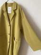 画像2: FABRIQUE en planete terre　圧縮ウールコート(マスタード) (2)