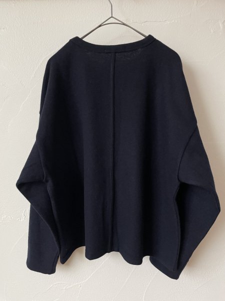 画像5: FABRIQUE en planete terre　ウールプルオーバー(ネイビー) (5)