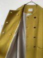 画像5: Vent d'ouest 　ダブルボタンウールコート(イエロー) (5)