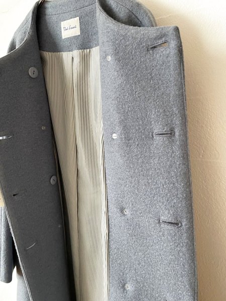 画像8: Vent d'ouest 　ダブルボタンウールコート(サックス) (8)