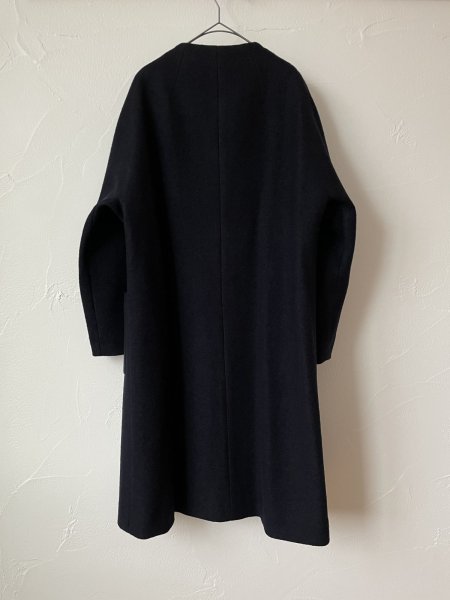 画像5: Vent d'ouest 　ダブルボタンウールコート(ネイビー) (5)