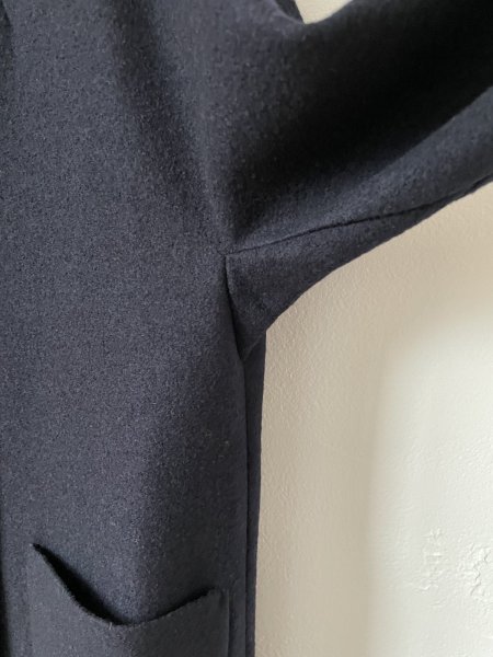 画像6: Vent d'ouest 　ダブルボタンウールコート(ネイビー) (6)