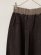 画像2: FABRIQUE en planete terre　corduroy stretch one box skirt（ブラウン） (2)