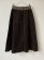 画像4: FABRIQUE en planete terre　corduroy stretch one box skirt（ブラウン） (4)