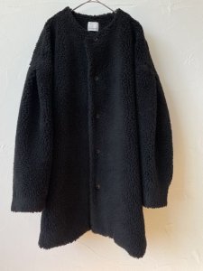 画像1: Honnete　Oversized No Collar JK（Black） (1)