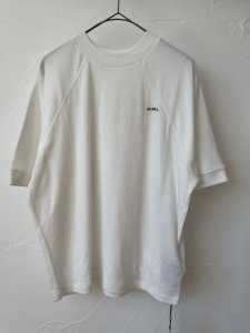 画像1: ALWEL 　ラグランショートスリーブT(Off White) (1)