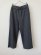 画像1: FABRIQUE en planete terre　wool straight　pants(チャコール) (1)