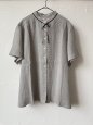 画像1: FABRIQUE en planete terre　classic blouse short sleeve(グレー) (1)