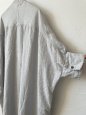 画像5: Honnete 　3/4スリーブロングギャザーシャツ(icegrey) (5)