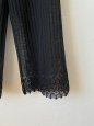 画像3: Porter des boutons　オーガニックラミーニットパンツ(ブラック) (3)