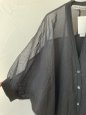 画像3: Porter des boutons　シアーカーディガン(ブラック） (3)