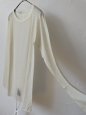 画像3: ALWEL 　Sheer Rib Top(offwhite) (3)