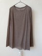 画像1: ALWEL 　Sheer Rib Top(mocca) (1)