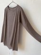 画像2: ALWEL 　Sheer Rib Top(mocca) (2)