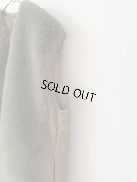 画像2: ALWEL 　Reversible Sleeveless Jacket(カーキ) (2)