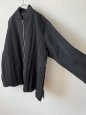 画像2: ALWEL 　Volume Bomber Jacket(ブラック) (2)
