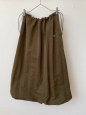 画像1: ALWEL 　Drawstring Skirt (カーキ) (1)