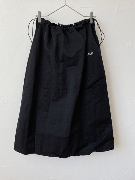 画像1: ALWEL 　Drawstring Skirt (ブラック) (1)