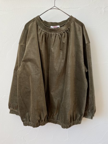 画像1: FABRIQUE en planete terre　organic gather tops (ブラス) (1)
