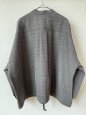 画像5: FABRIQUE en planete terre　washable stand collar blouse(グレー) (5)