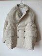 画像1: Yarmo Quilting W Breasted Work Jacket (1)